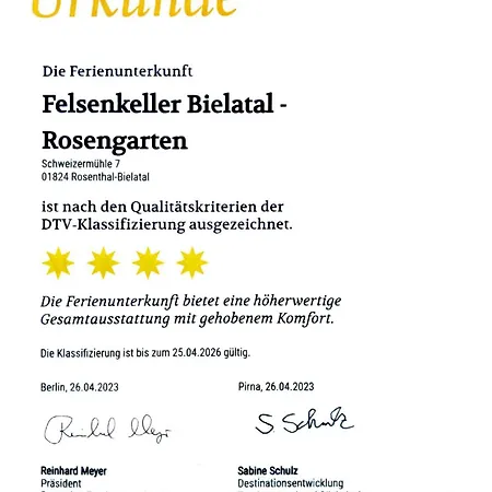 Felsenkeller Bielatal