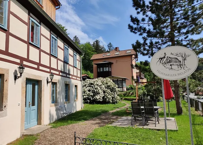 Felsenkeller Bielatal * Rosenthal-Bielatal